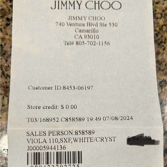 NWT Jimmy Choo ‘Viola 110’ Sandal Heels - Wedding Crystal Ostrich Feather 36 - Picture 7 of 9